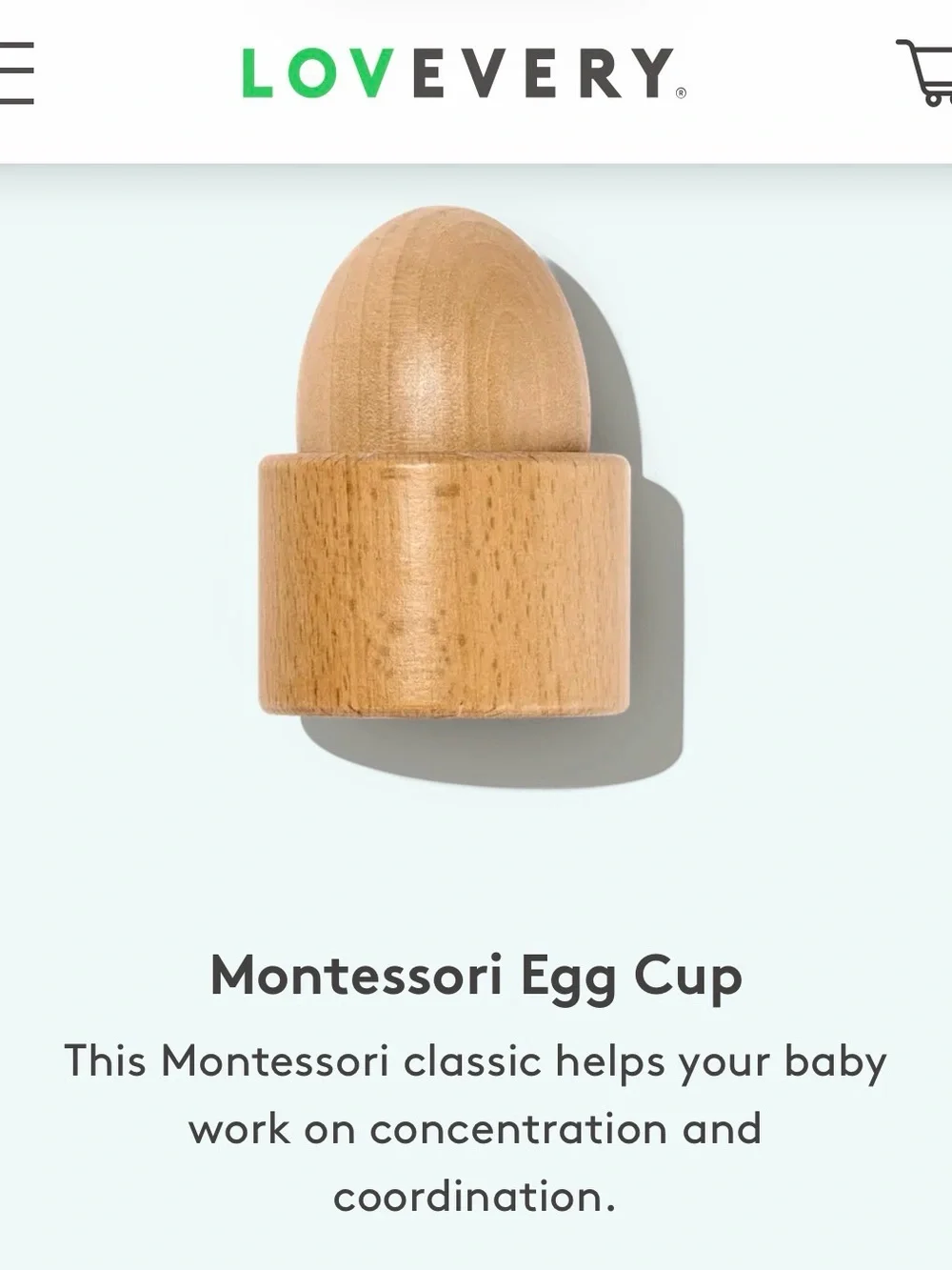 Lovevery Bundle of 4 Wooden and Montessori Style Baby Toys